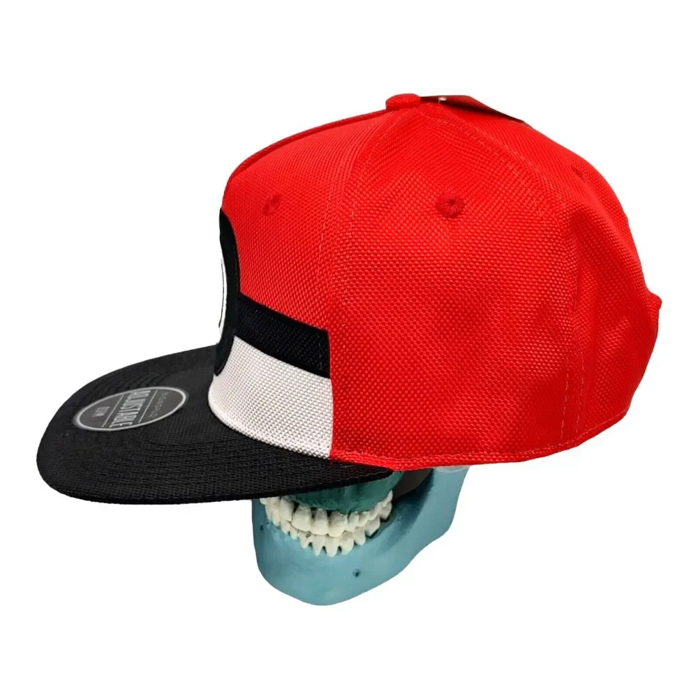 NEW Pokeball Pokemon BIOWORLD Adjustable OSFM Snapback Hat Cap Flat Black Brim